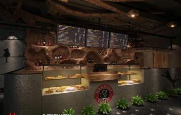 河南郑州漫猫咖啡厅设计