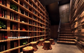 信阳淮滨漫咖啡厅设计