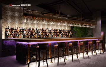 前沿公社红酒会所设计