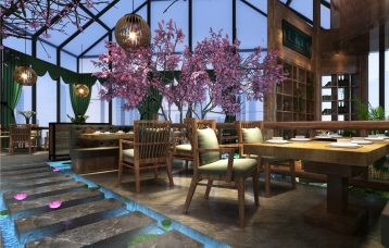 隐逸水镇·餐厅设计