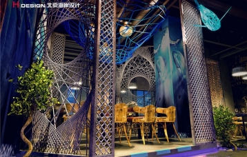 海南匠子烤鱼餐厅设计