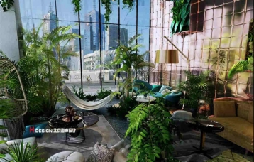 十月情侣咖啡室内设计