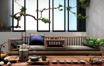 蓬莱茶室餐饮空间设计