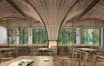 湖州长颈鹿互动餐厅设计