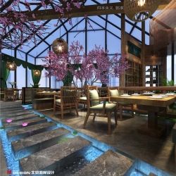 隐逸水镇·餐厅设计